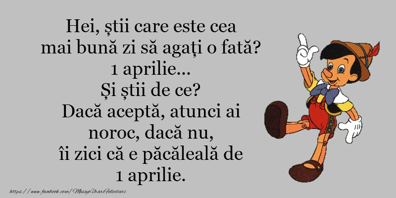 Un 1 Aprile plin de zambete!