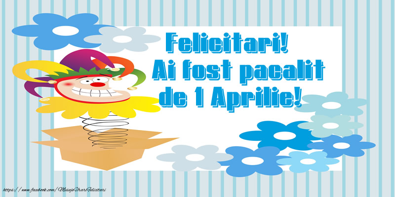 Felicitari! Ai fost pacalit de 1 Aprilie!
