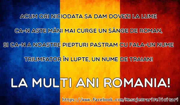 Acum ori niciodată să dăm dovezi la lume