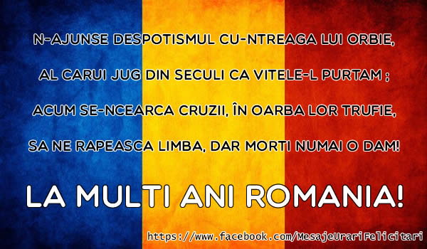 N-ajunge despotismul cu-ntreaga lor orbie,