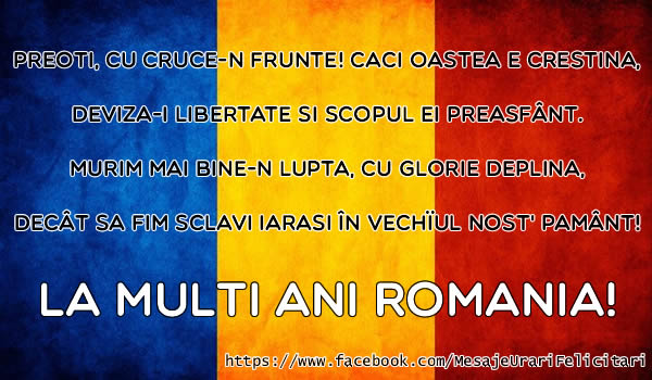 Preoţi, cu crucea-n frunte! căci oastea e creştină,