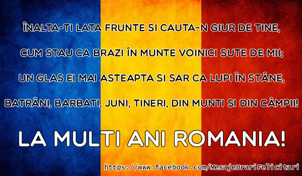 Înalţă-ţi lata frunte şi cată-n giur de tine,