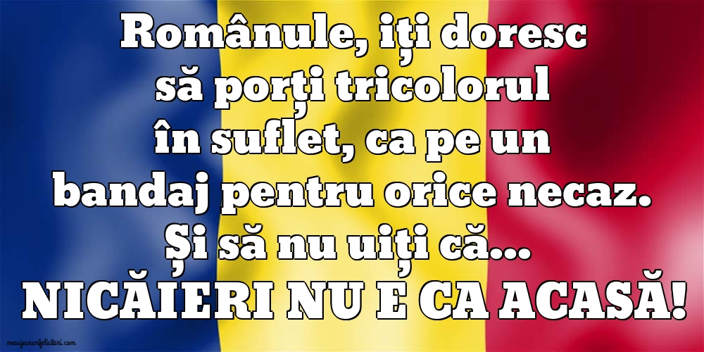 Nicăieri nu e ca acasă!