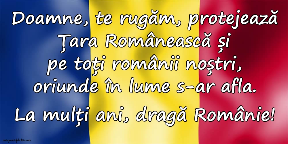 La multi ani, dragă Românie!