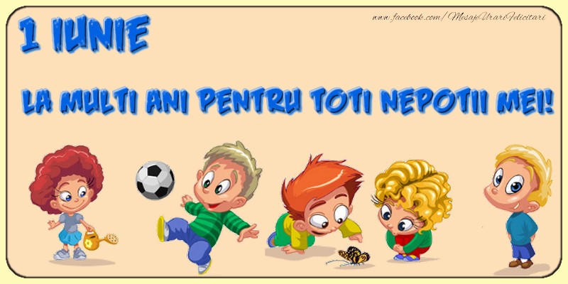 La multi ani pentru toti nepotii mei!