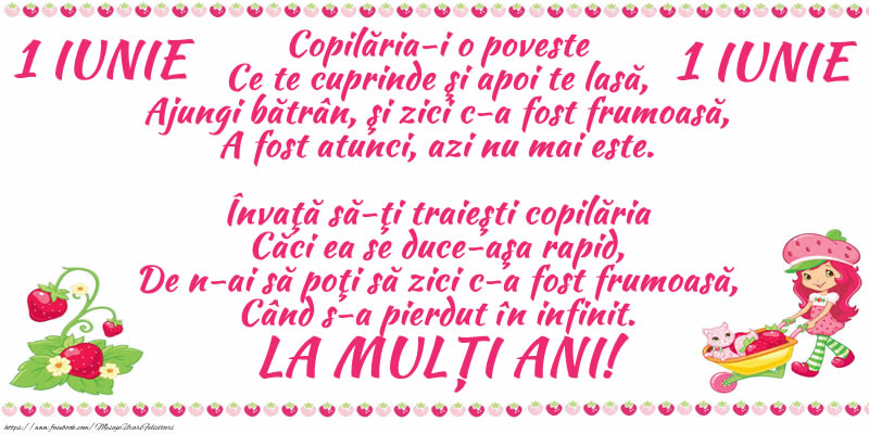 Poezie de 1 Iunie: Copilăria-i o poveste Ce te cuprinde şi apoi te lasă