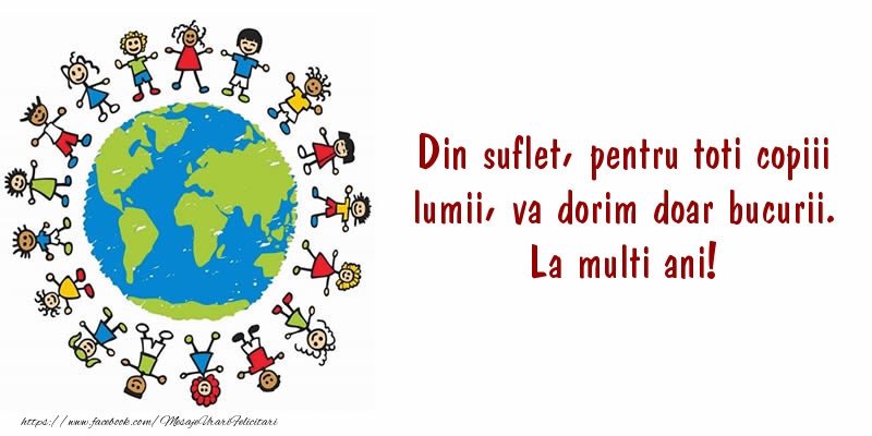 Din suflet, pentru toti copiii lumii