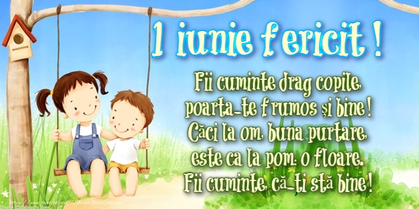 1 Iunie fericit!