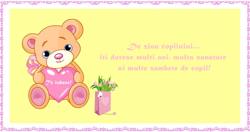 Mult ani, multa sanatate si multe zambete de copil!