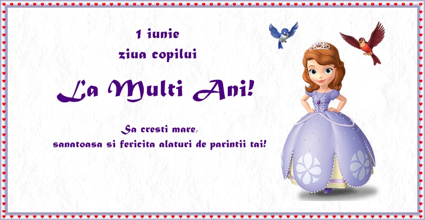 La multi ani! Sa cresti mare, sanatosa si feircita alaturi de parintii tai!