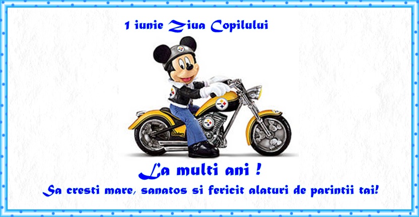 La multi ani! Sa cresti mare, sanatos si feircit alaturi de parintii tai!