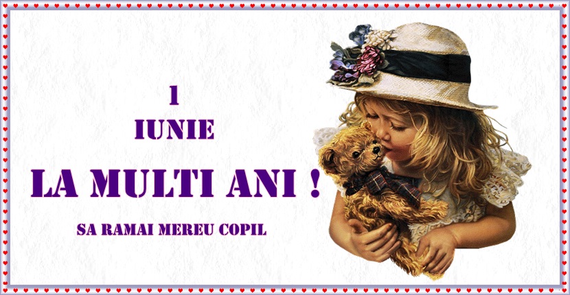 La multi ani! Sa ramai mereu copil