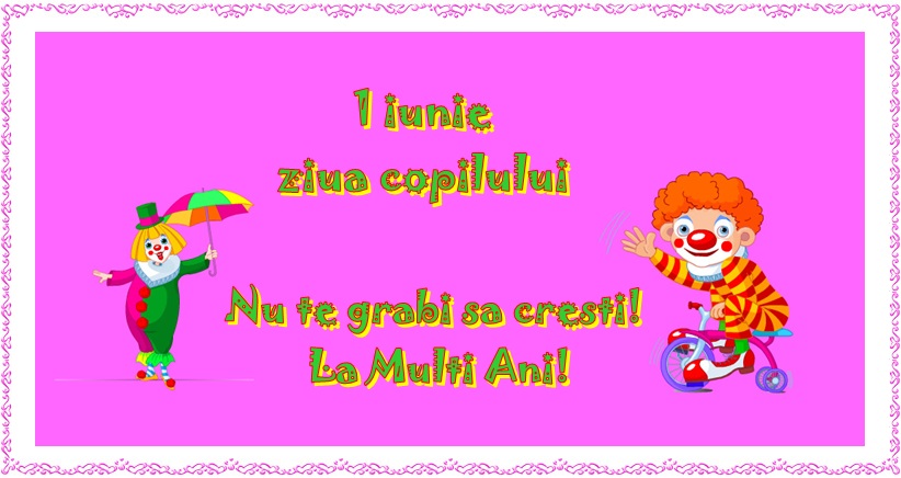 La multi ani, nu te grabi sa cresti!