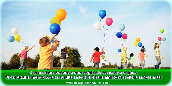 La multi ani de ziua copilului!