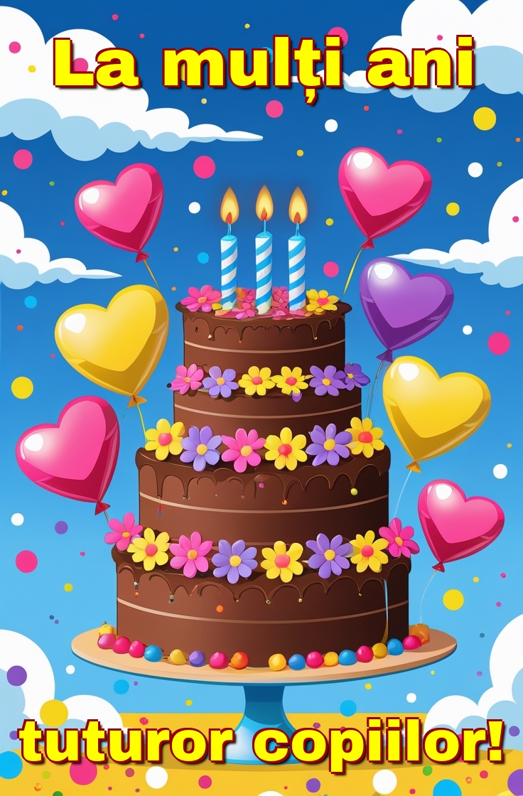 La mulți ani tuturor copiilor!