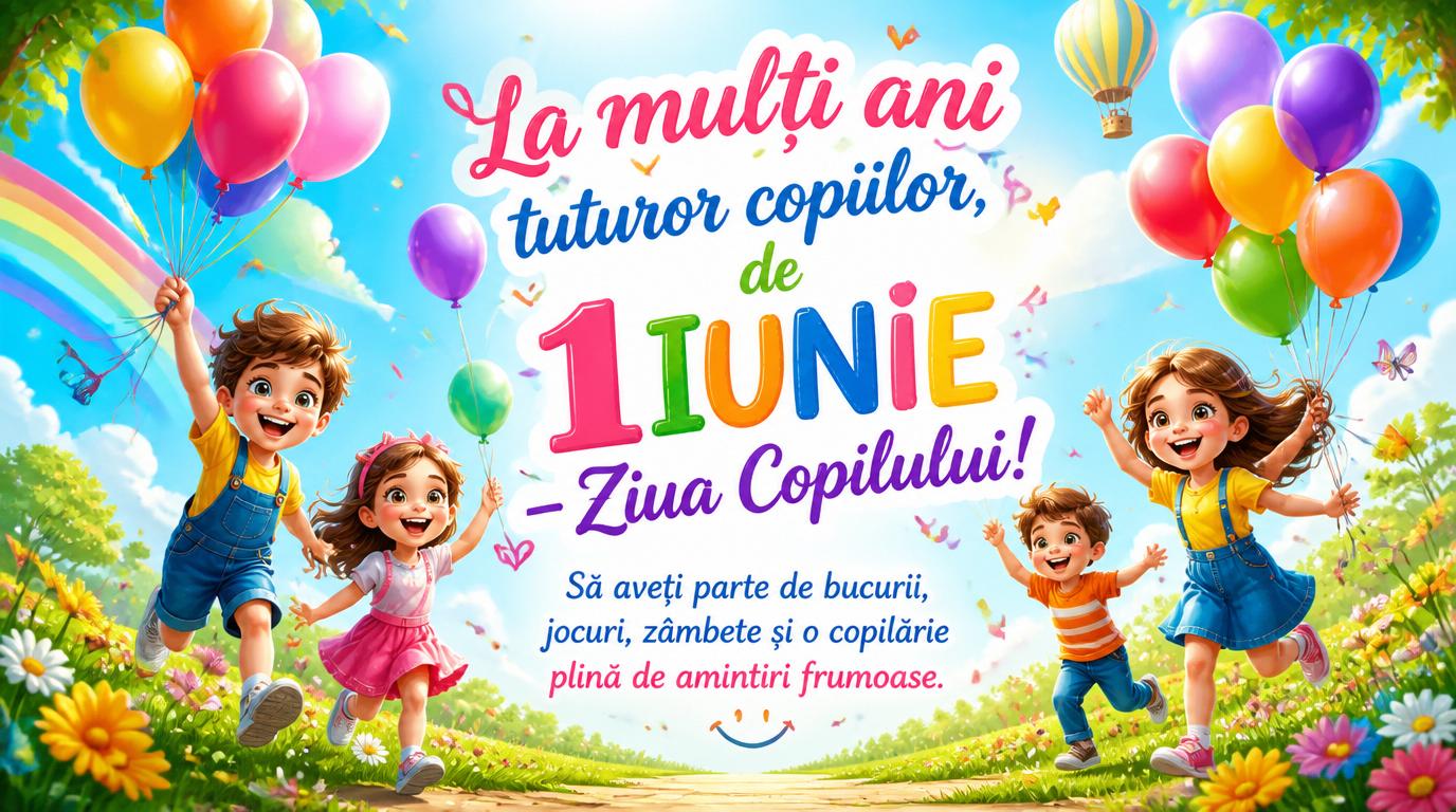 La mulți ani tuturor copiilor!