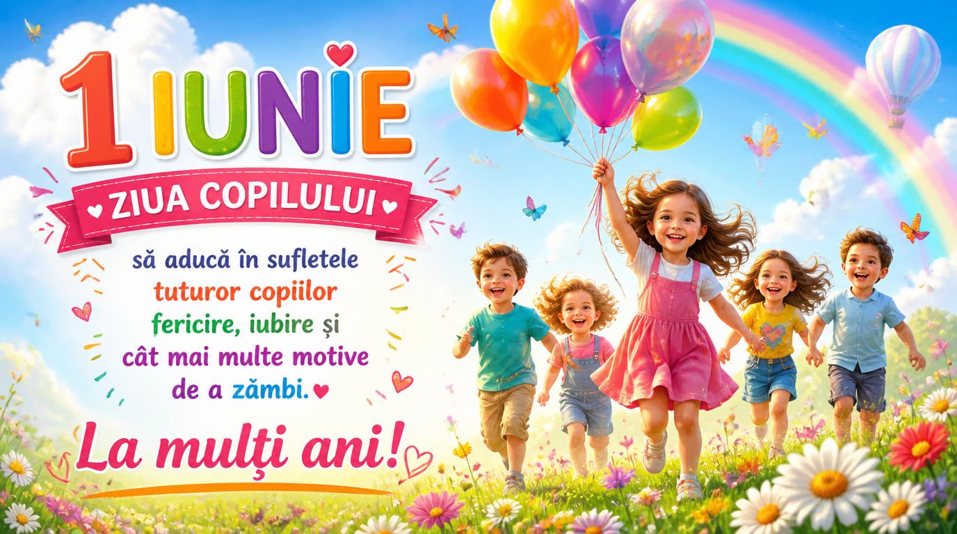 La mulți ani tuturor copiilor!