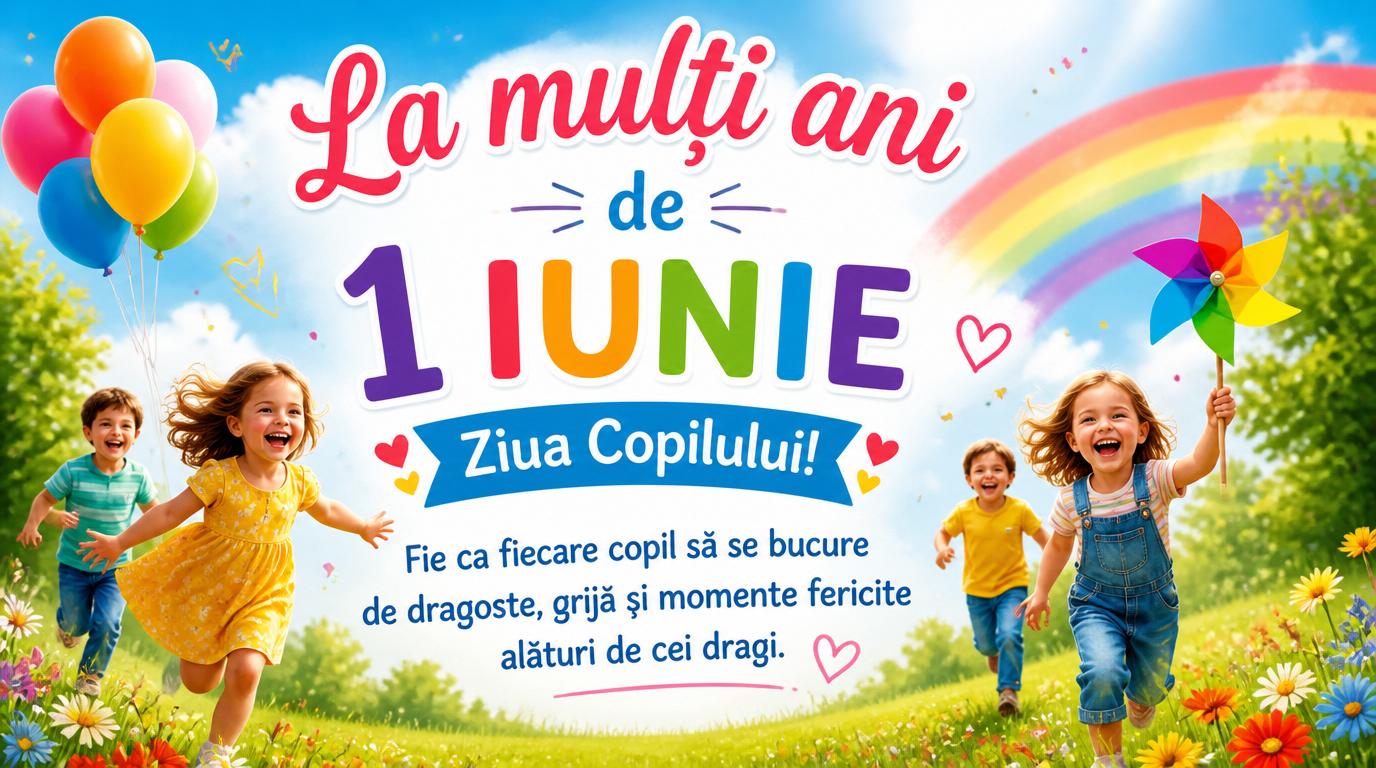 La mulți ani tuturor copiilor!