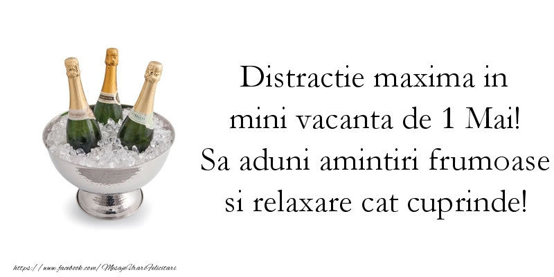 Distractie maxima in mini vacanta de 1 Mai! Sa aduni amintiri frumoase si relaxare cat cuprinde!