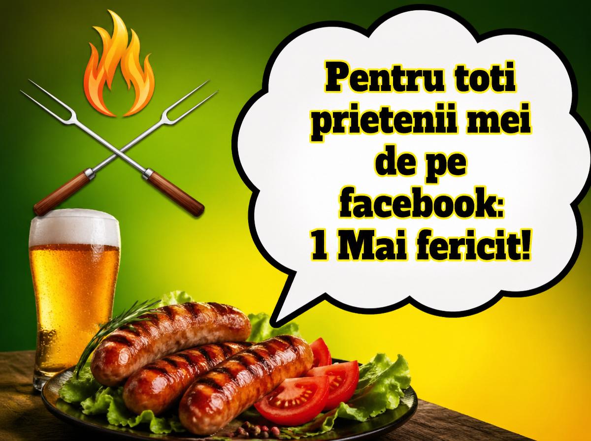 Pentru toti prietenii mei de pe facebook: 1 Mai fericit si multa sanatate!