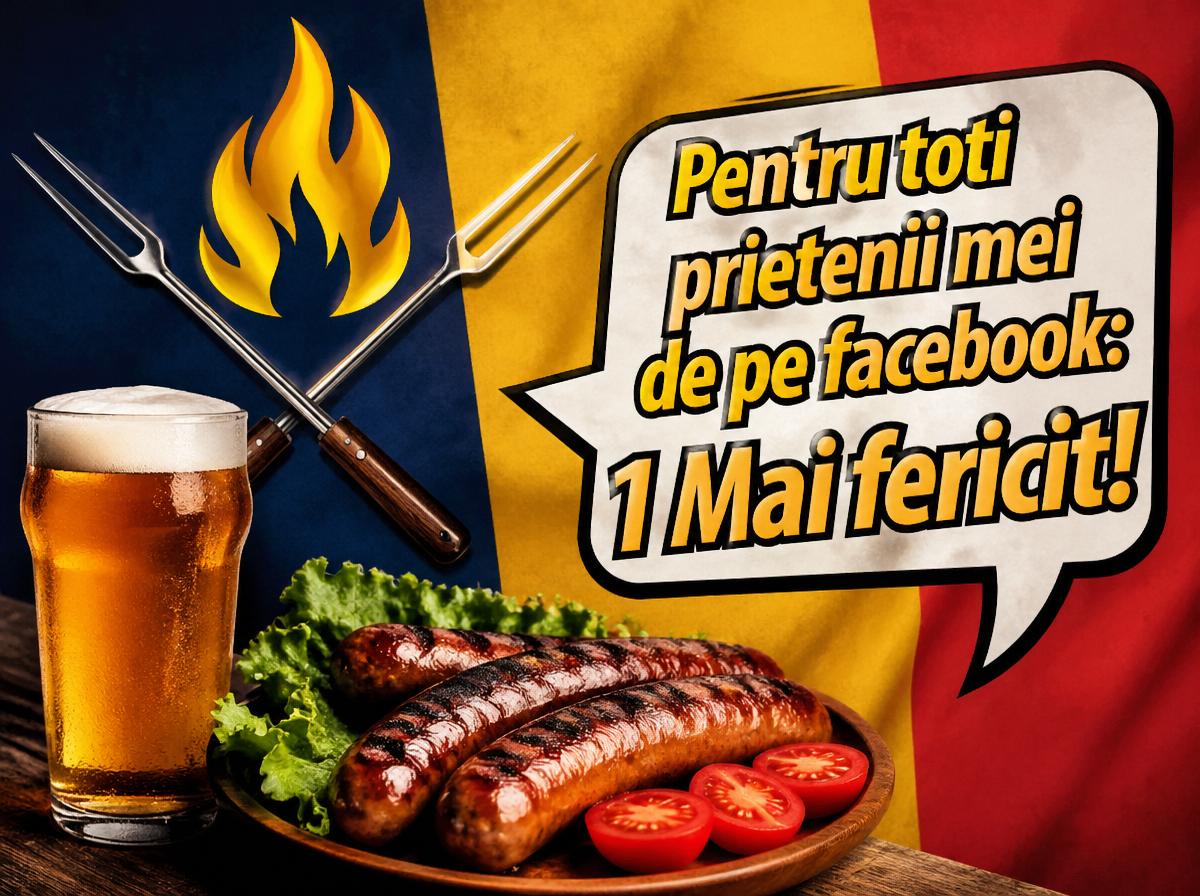 Pentru toti prietenii mei de pe facebook: 1 Mai fericit si multa sanatate!