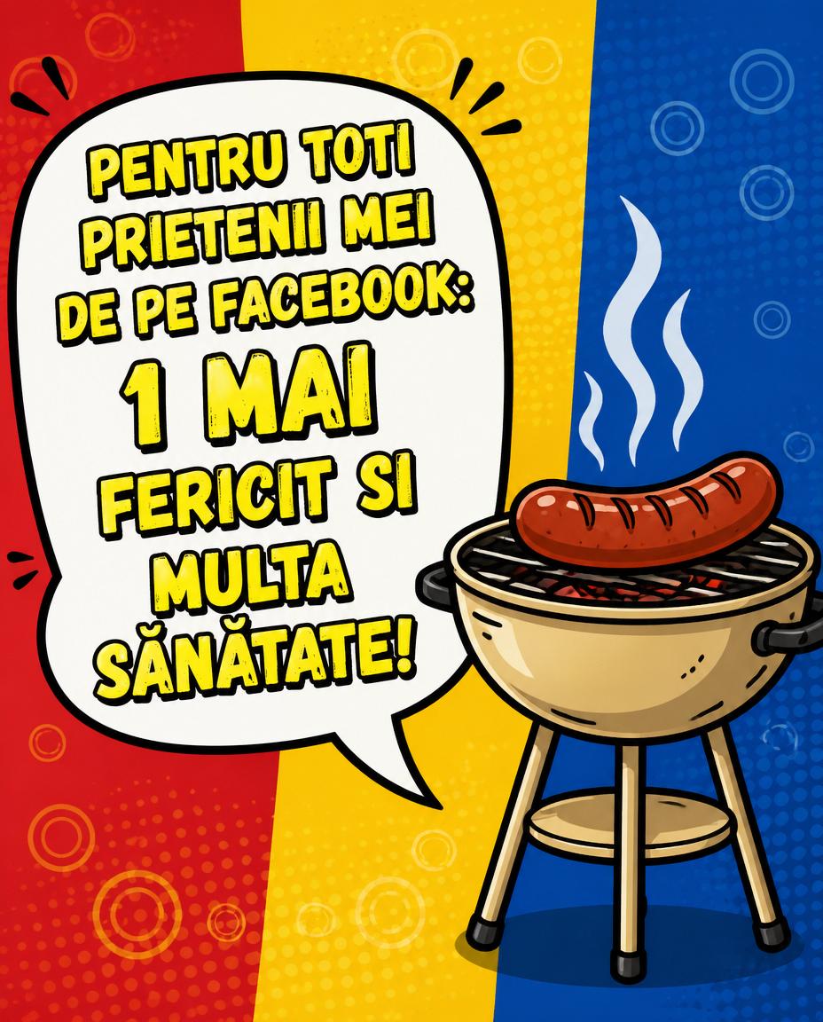 Pentru toti prietenii mei de pe facebook: 1 Mai fericit si multa sanatate!