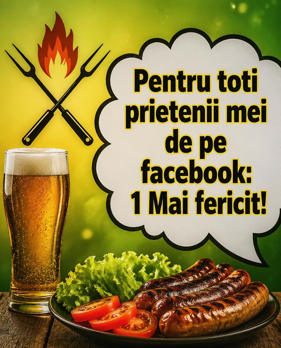 Pentru toti prietenii mei de pe facebook: 1 Mai fericit si multa sanatate!