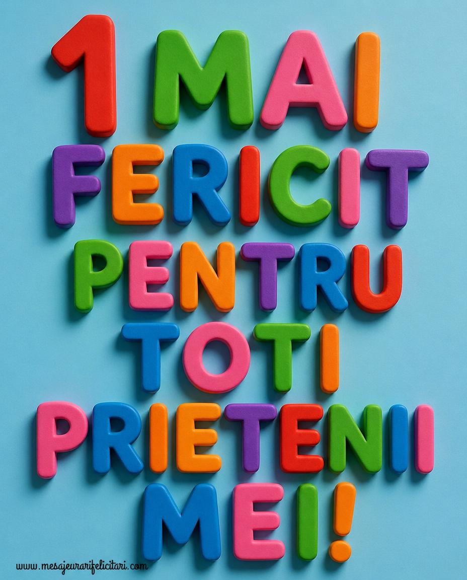 1 Mai Fericit pentru toti prietenii mei!
