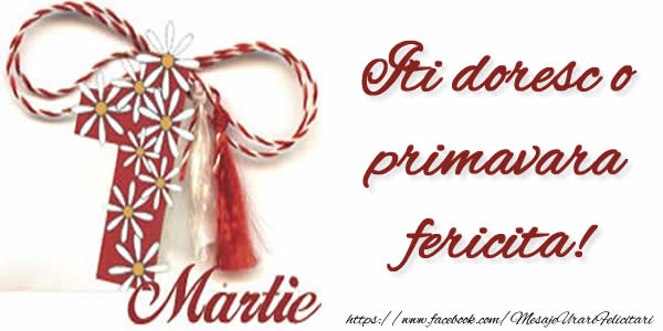 Iti doresc o primavara fericita!