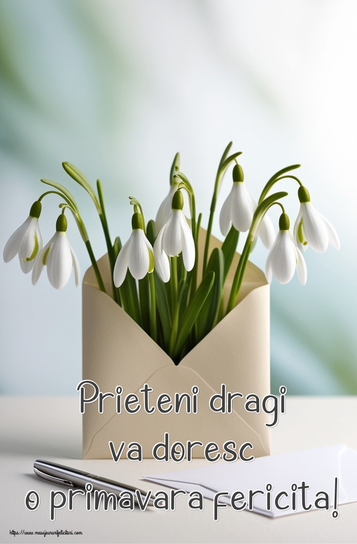 Prieteni dragi va doresc o primavara fericita!