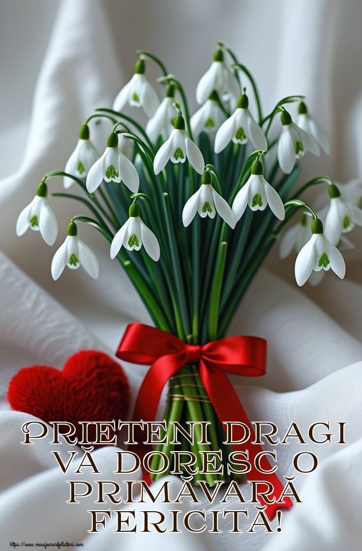 Prieteni dragi vă doresc o primăvară fericită!