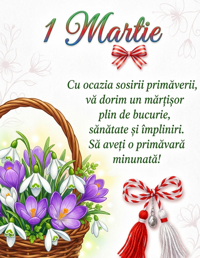 Să aveți o primăvară cu bucurii