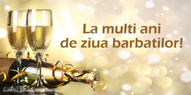 La multi ani de ziua barbatilor!