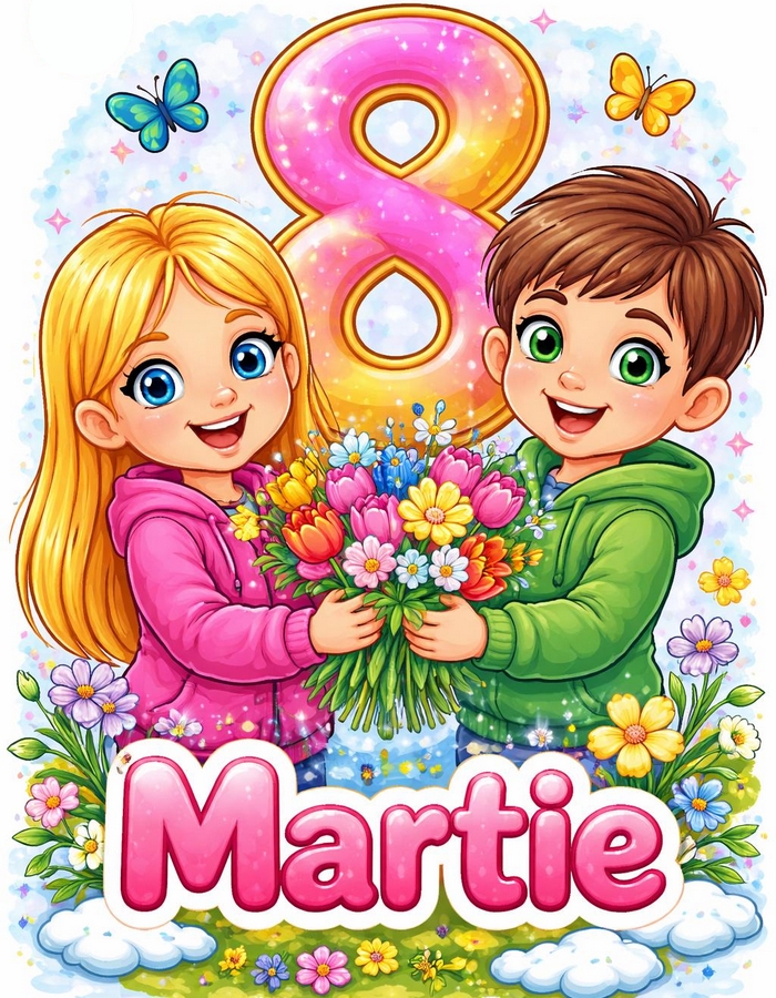 Felicitare de 8 Martie