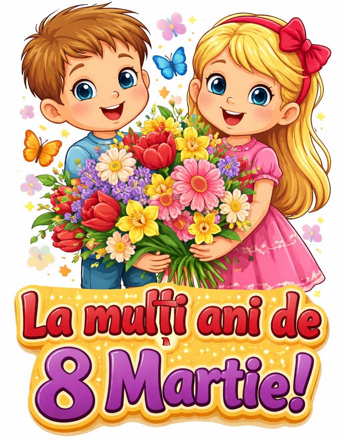 Felicitare de 8 Martie