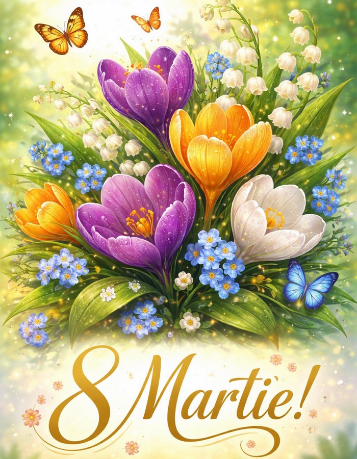 Felicitare de 8 Martie