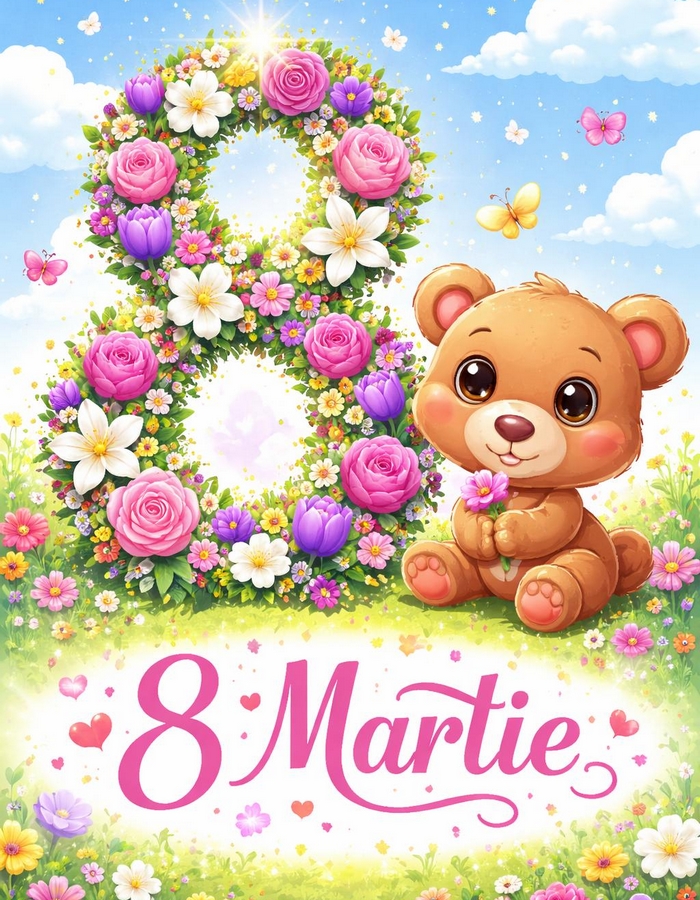 Felicitare de 8 Martie