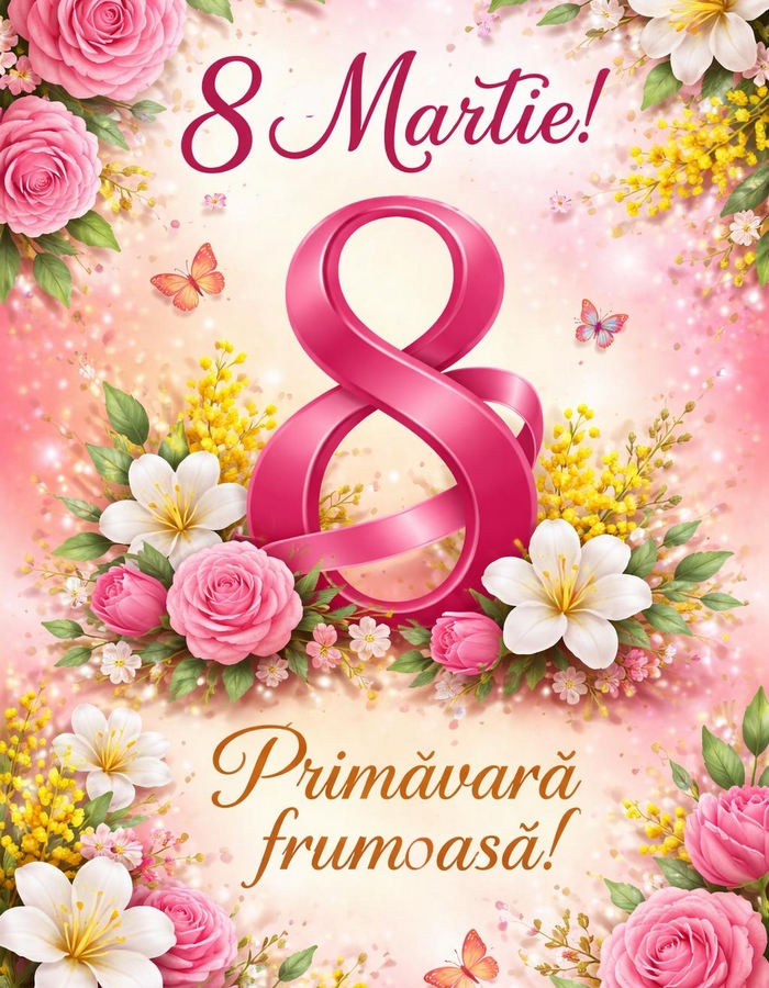 Felicitare de 8 Martie
