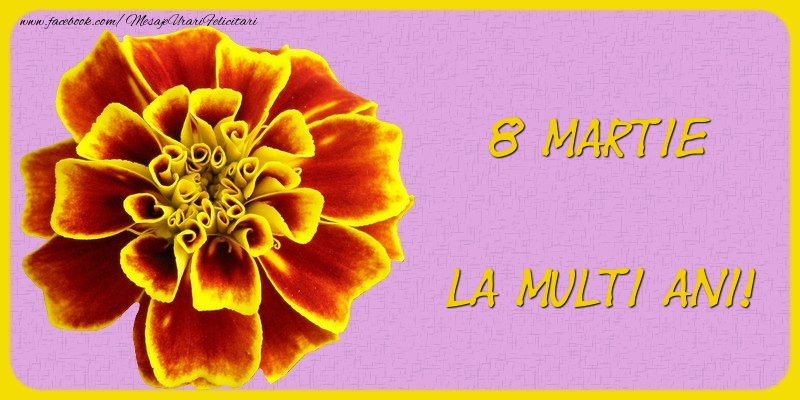 Felicitari de 8 Martie - 8 Martie La multi ani! - mesajeurarifelicitari.com