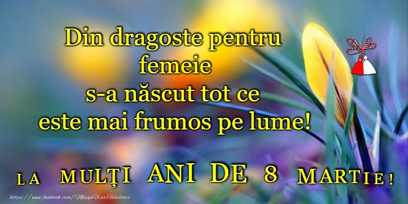 8 Martie Fericit!