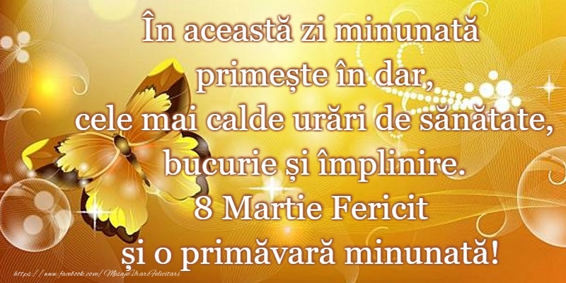 8 Martie Fericit!