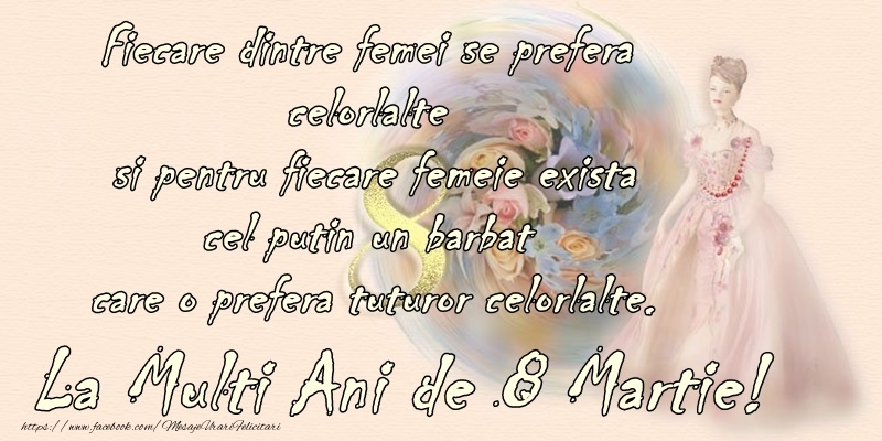 Felicitari de 8 Martie - 8 Martie Fericit! - mesajeurarifelicitari.com