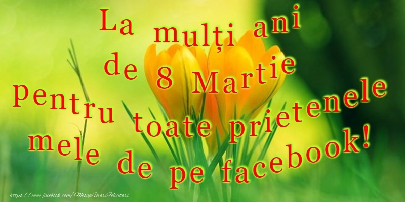8 Martie Fericit!