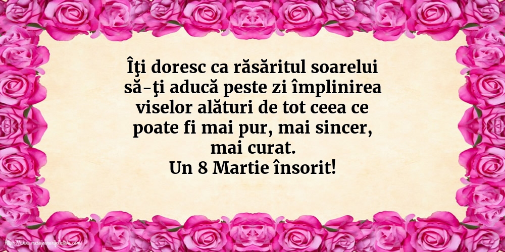 Un 8 Martie însorit!