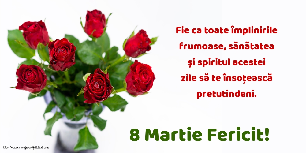 8 Martie Fericit!