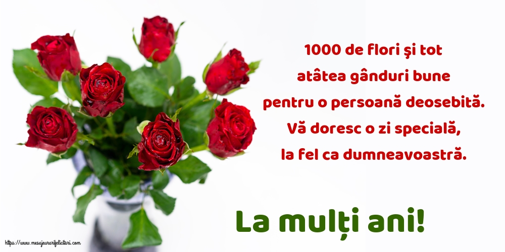 La mulți ani!