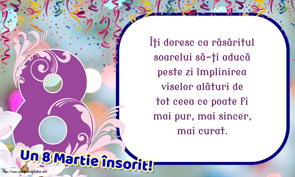 Un 8 Martie însorit!