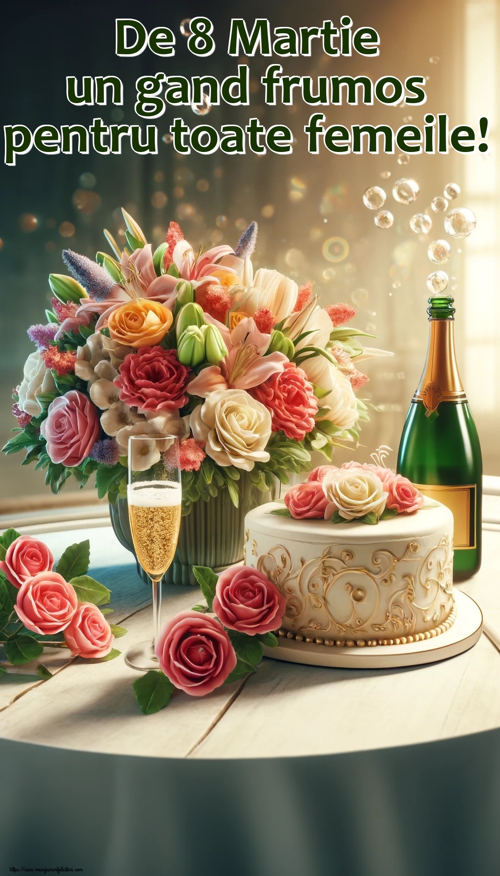 De 8 Martie un gand frumos pentru toate femeile!