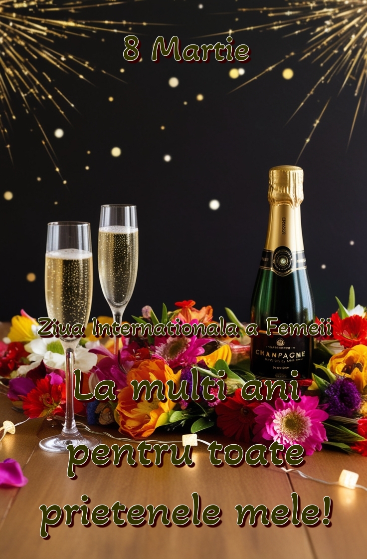8 Martie Ziua Internationala a Femeii La multi ani pentru toate prietenele mele!
