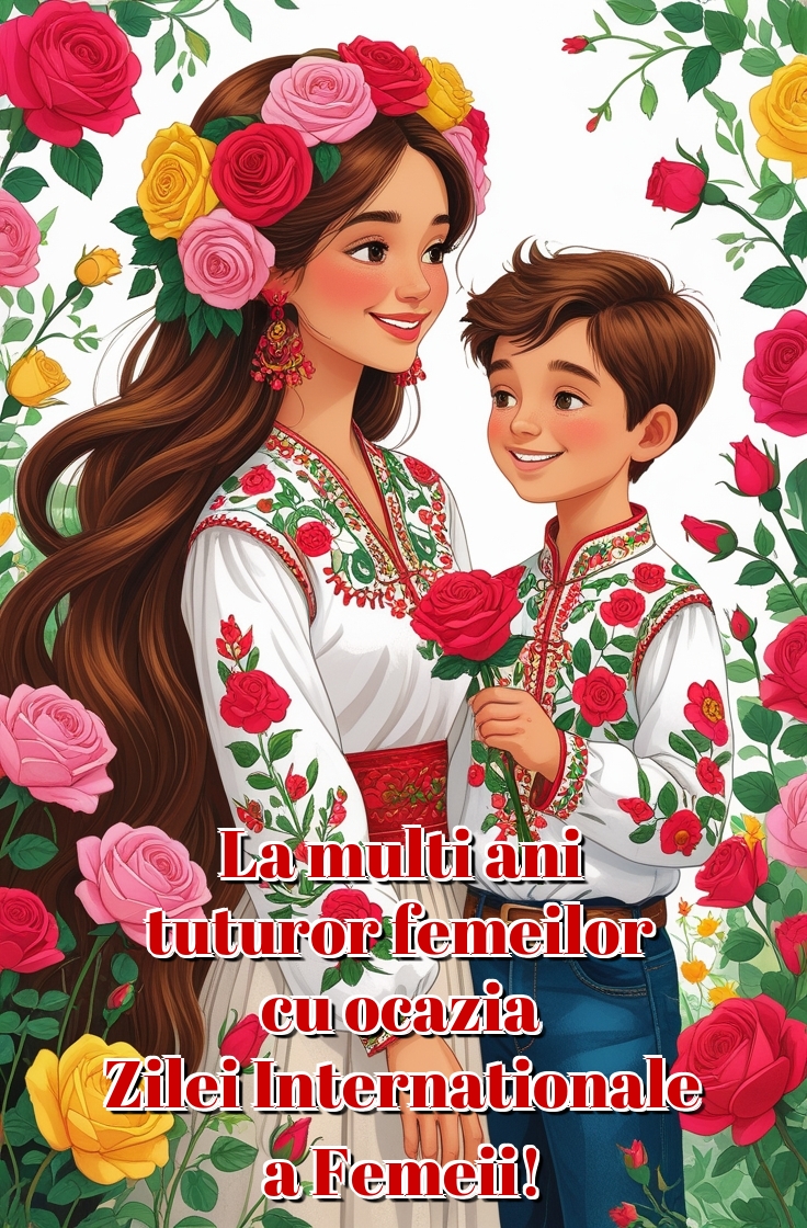 La multi ani tuturor femeilor cu ocazia Zilei Internationale a Femeii!